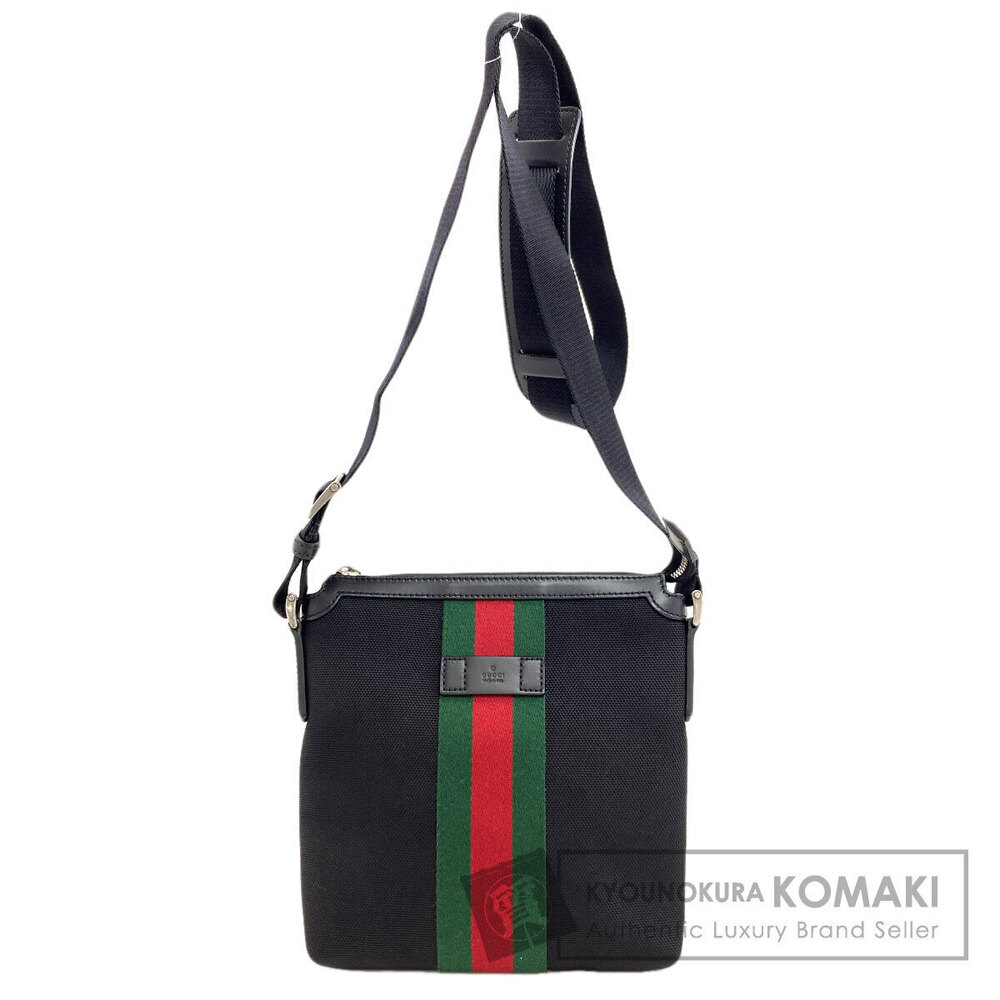 Gucci Techno Canvas Web Messenger Bag black Web